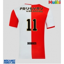 Feyenoord Goncalo Borges #11 Domaci Dres 2025-26 Kratak Rukav